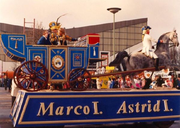 Rosenmontag 1989 Kinderprinzenpaar Marco I. & Astrid I. 